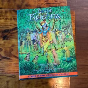 Vintage 2002 Little Krishna Indian Stories For Children Hardcover Book